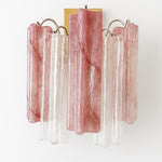 aplica de perete liora, 28.5 cm, sticla si elemente aurii, homedit - Image 2