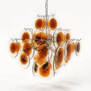 candelabru solaris, elemente din sticla si metalice, homedit - Image 2
