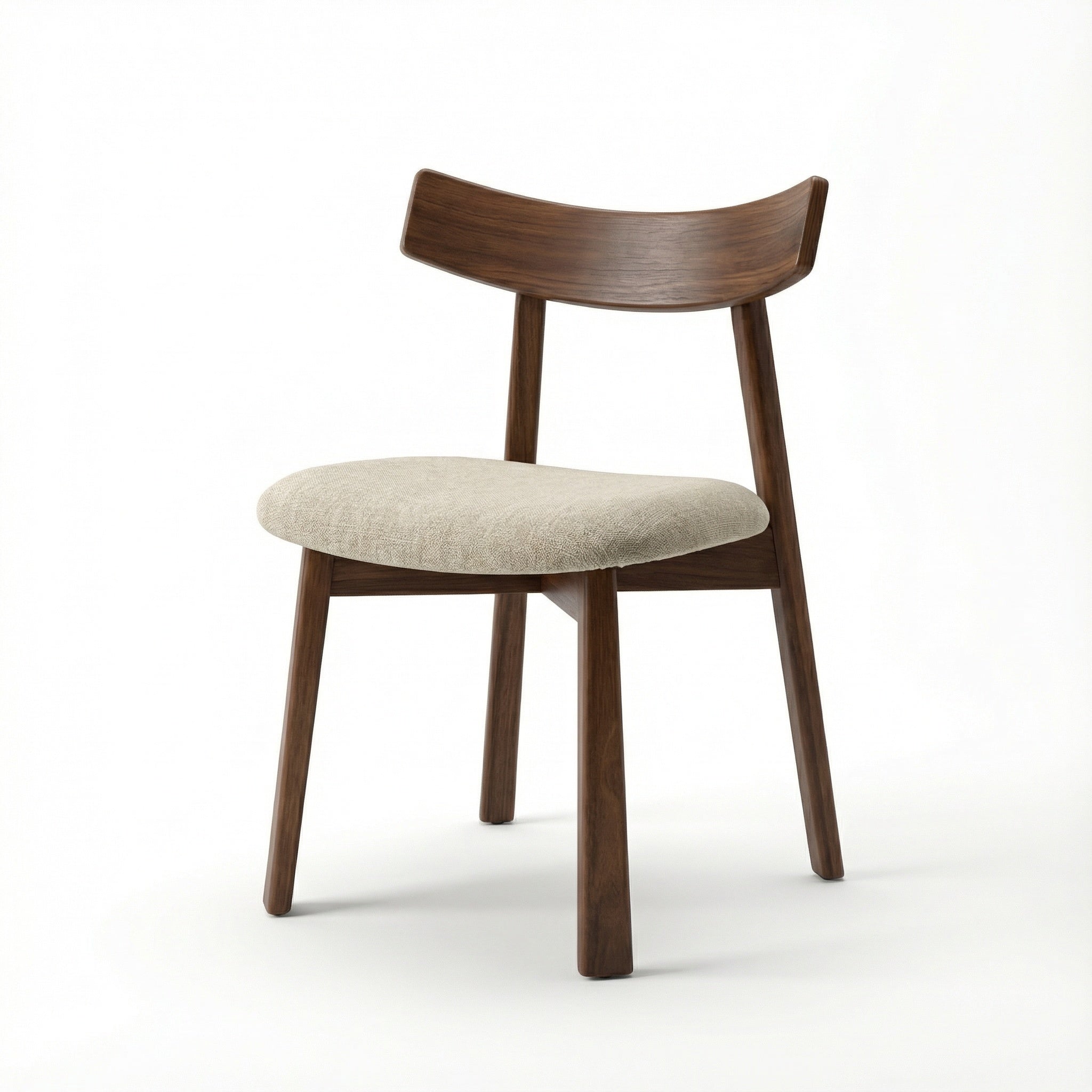 Scaun premium Golian din lemn masiv, bej, Homedit - Image 4