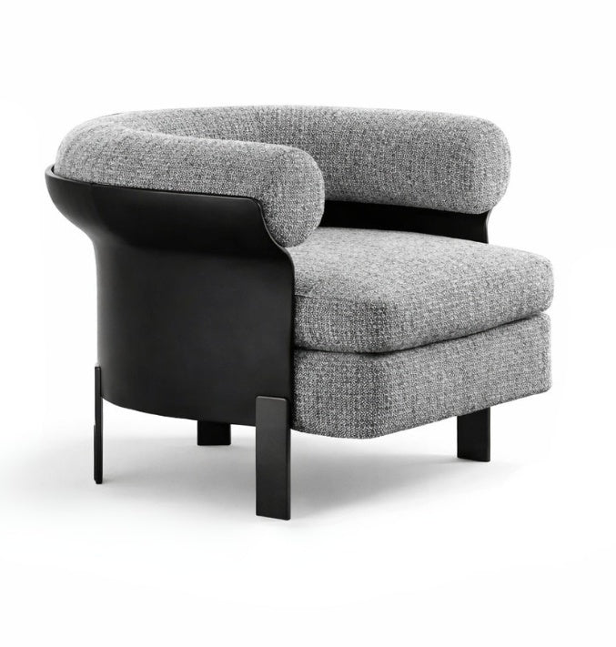 fotoliu Noro Plus, 90 x 85 x 67 cm piele si material textil, homedit - Image 2