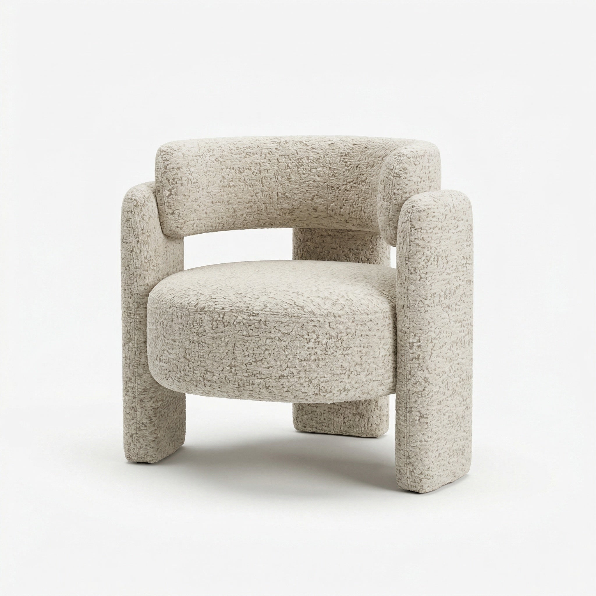 fotoliu Valetta Armchair catifea 3D, 75 x 88 x 75 cm, Homedit - Image 3