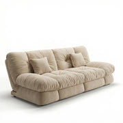 Canapea extensibila catifea Camel plus, canapea cu depozitare, Homedit - Image 2