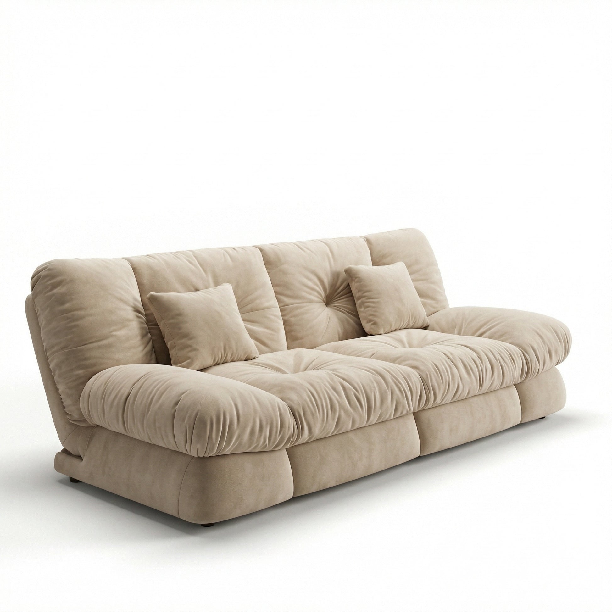 Canapea extensibila catifea Camel plus, canapea cu depozitare, Homedit - Image 2