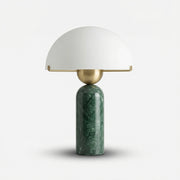 lampa, 45cm h, marmura verde Guatemala si sticla, Emeralis, homedit - Image 2