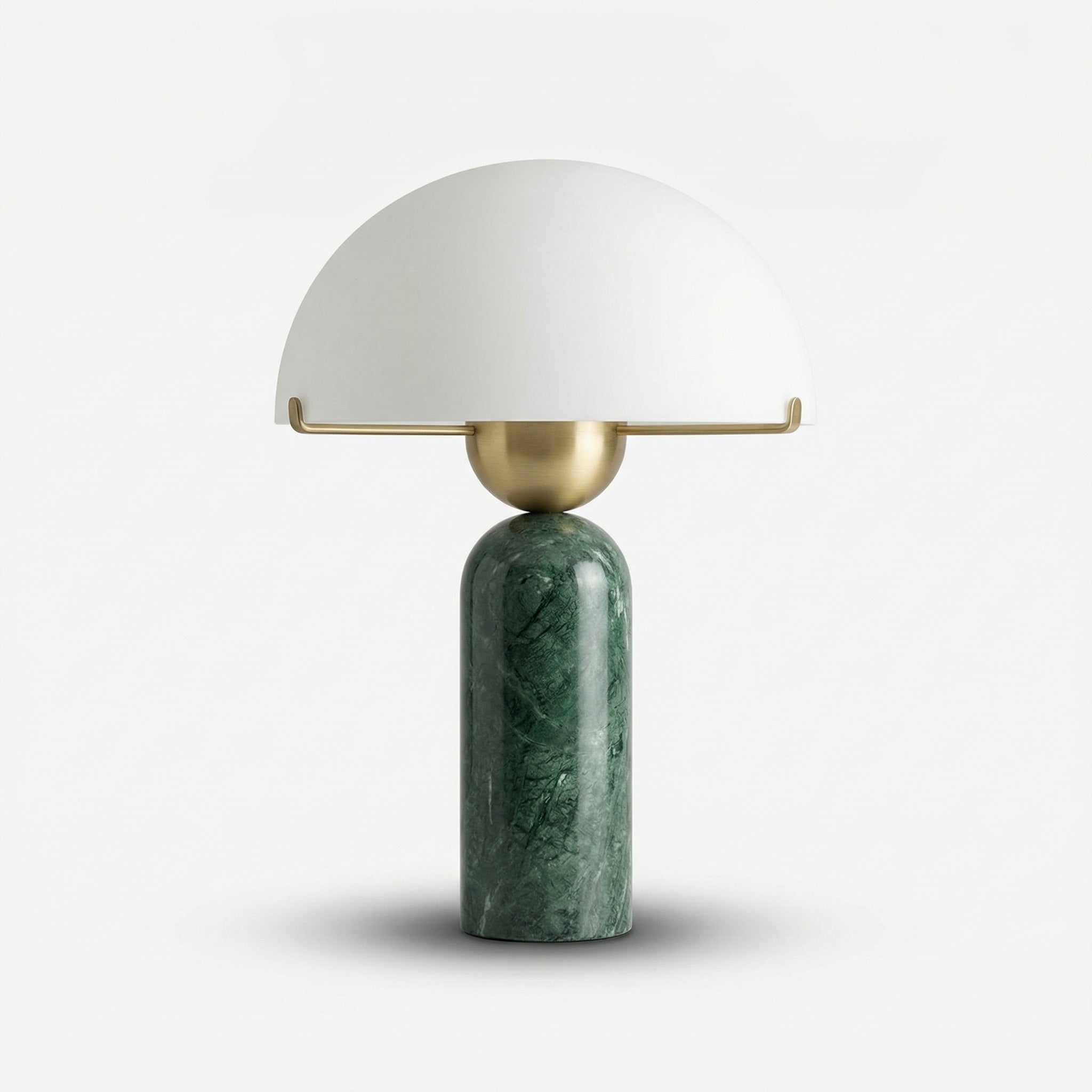 lampa, 45cm h, marmura verde Guatemala si sticla, Emeralis, homedit - Image 2