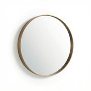 oglinda rotunda cu rama metalica, 80 x 2,8 cm Oche, homedit - Image 2