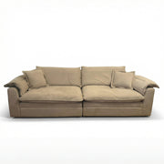 Canapea Alyma, topper si material catifea, Homedit - Image 2