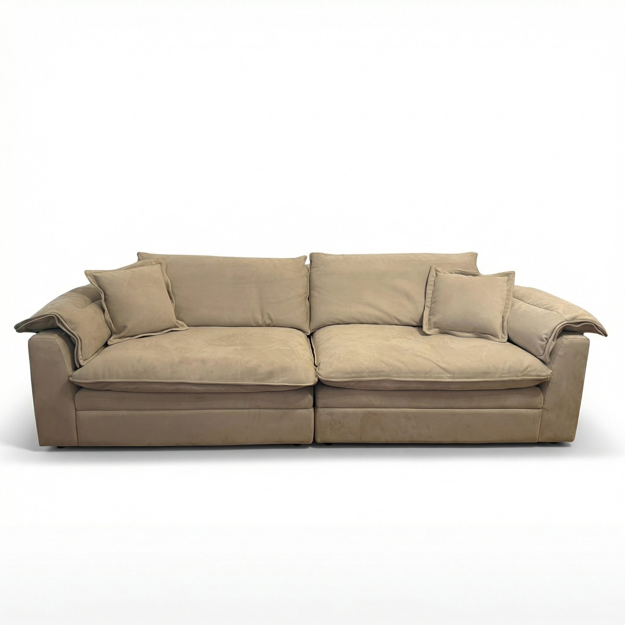 Canapea Alyma, topper si material catifea, Homedit - Image 2