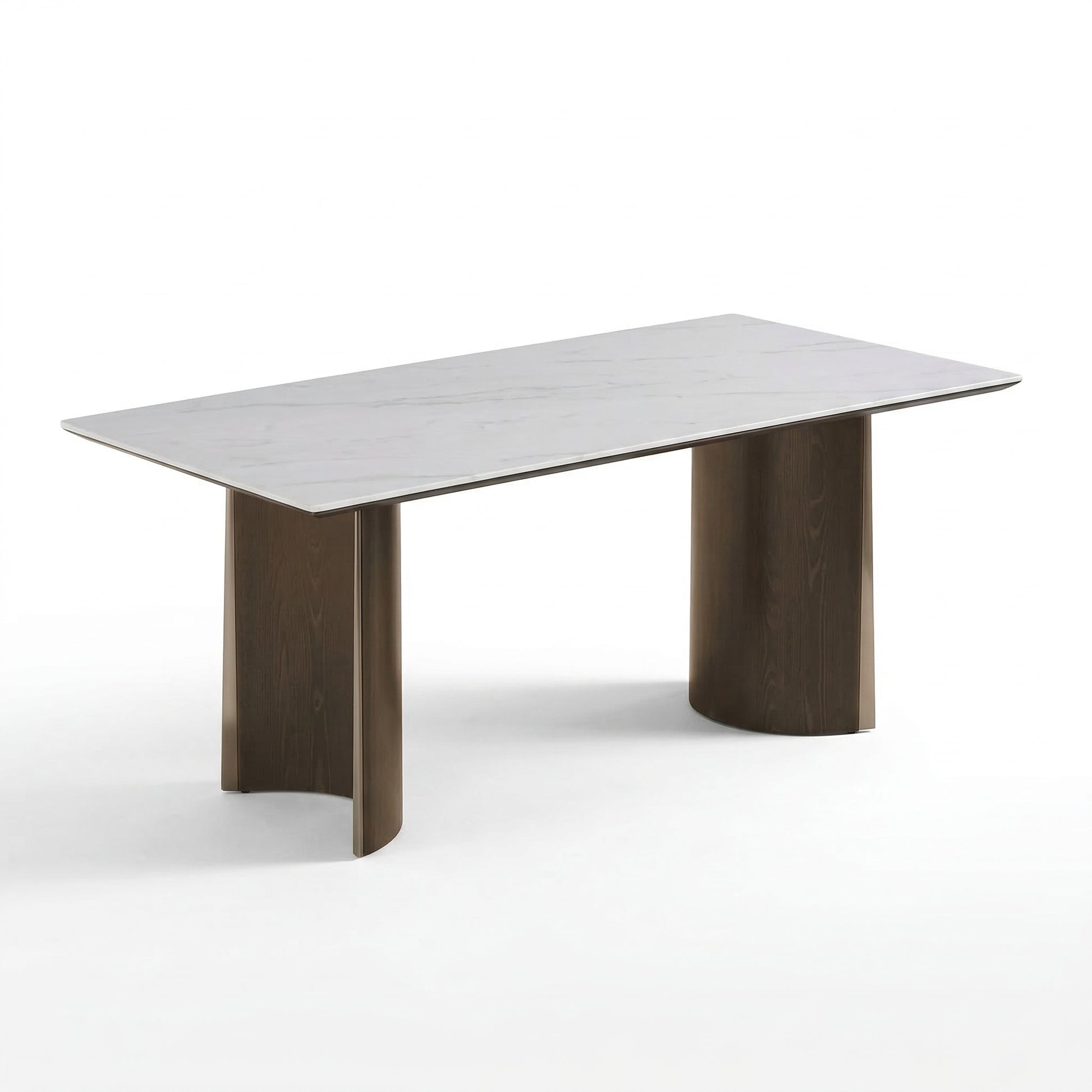 Masa Dinning Alvero, Microcristal si Lemn Masiv, Homedit - Image 2