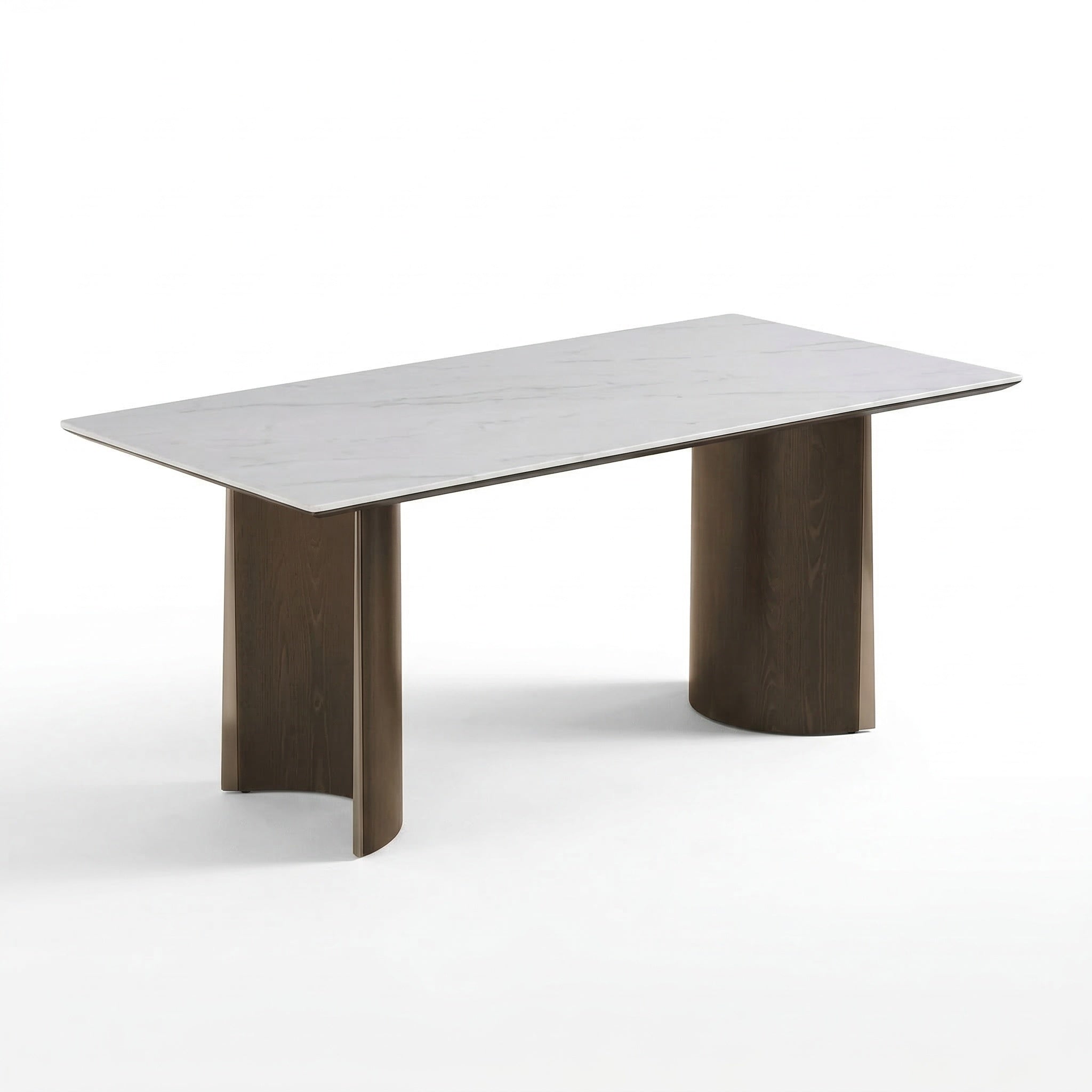 Masa Dinning Alvero, Microcristal si Lemn Masiv, Homedit - Image 2