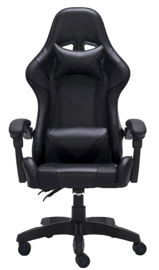 Scaun Gaming Ergonomic Remus, 66 x 115-125 x 62 cm, Negru, Homedit