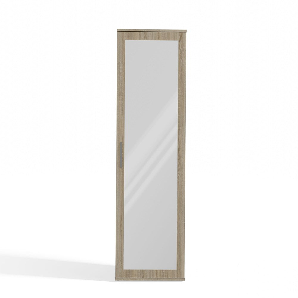 Garderobă DUO cu Oglindă, 50 x 180 x 35 cm, Stejar Sonoma, Homedit