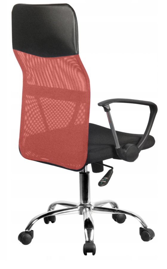 Scaun Rotativ Nemo Ergonomic, 61 x 107.5 x 50 cm, Roșu, Homedit