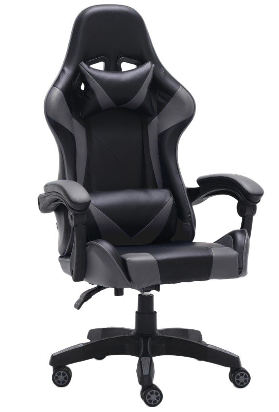 Scaun Gaming Remus Ergonomic Rotativ, 66 x 125 x 62 cm, Gri, Homedit