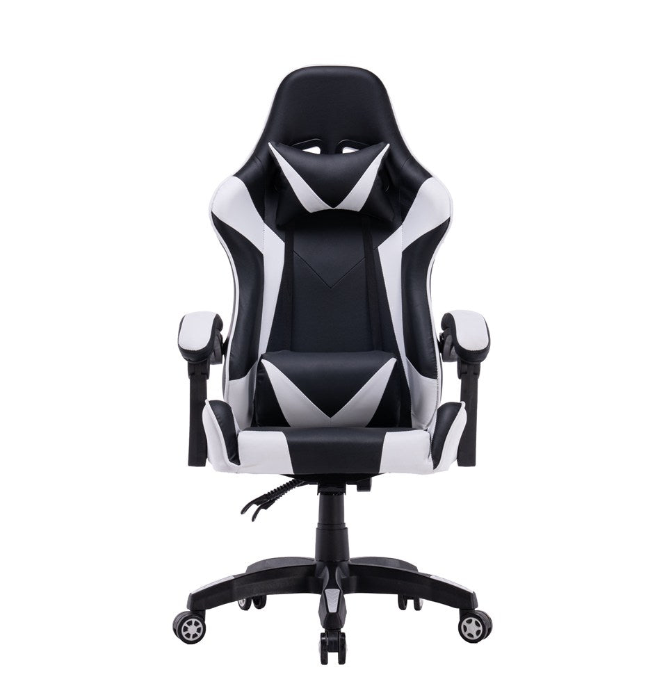 Scaun Gaming Remus Ergonomic Rotativ, 66 x 125 x 62 cm, Alb, Homedit