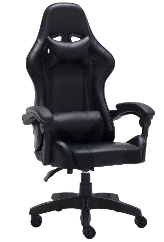Scaun Gaming Ergonomic Remus, 66 x 115-125 x 62 cm, Negru, Homedit