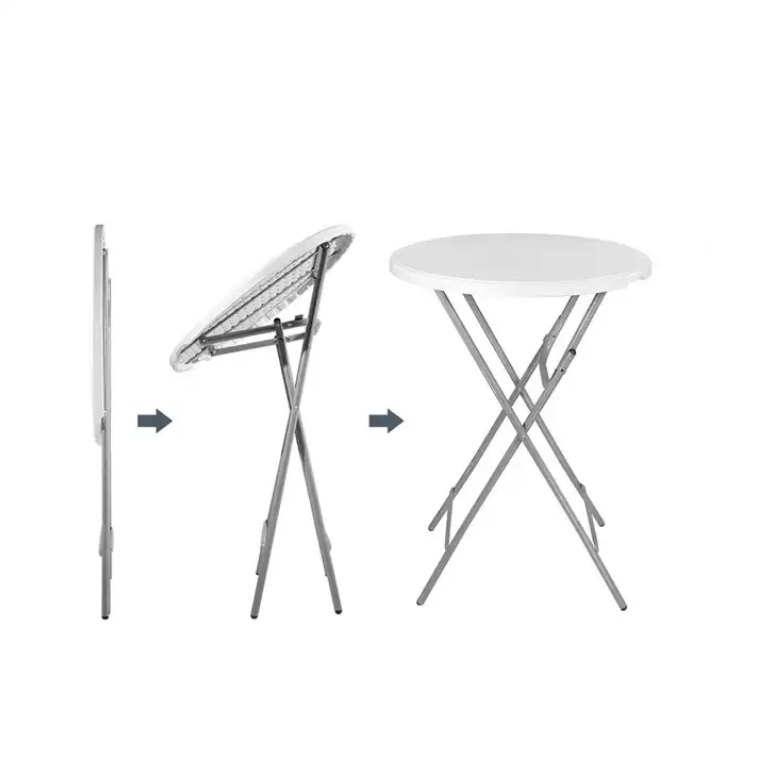 Set 20 mese pliabile pentru bar, masa cocktail 60 cm x 110 cm,bar, Homedit - Image 2