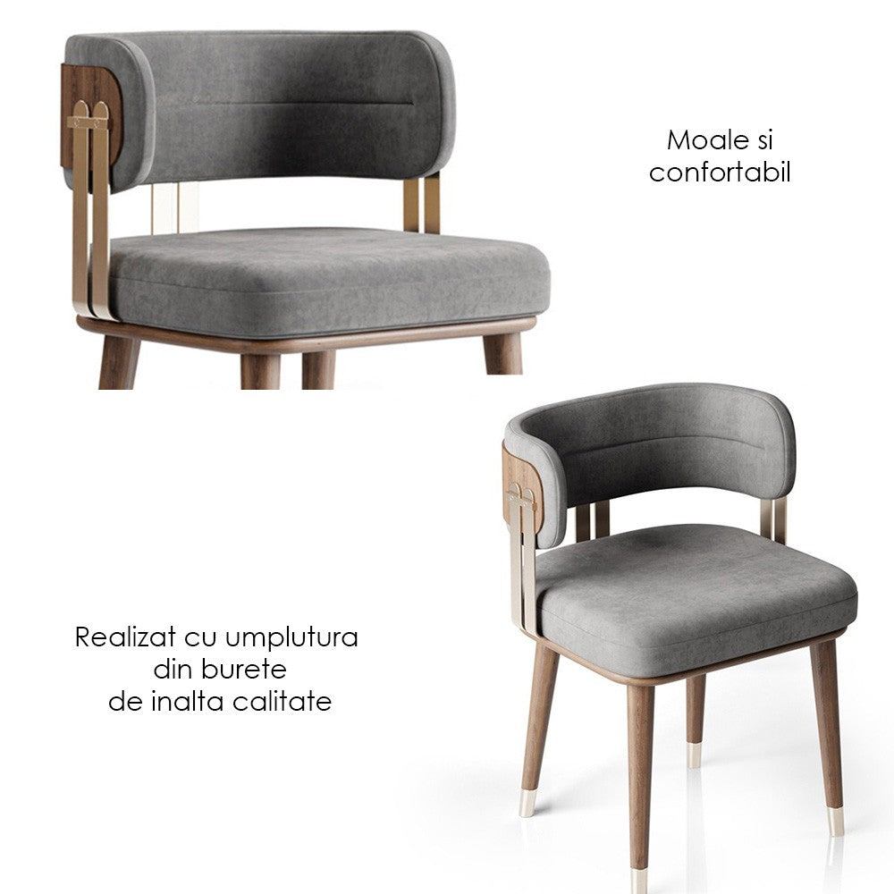 Scaun premium din lemn de frasin Elite Comfort, Homedit - Image 11