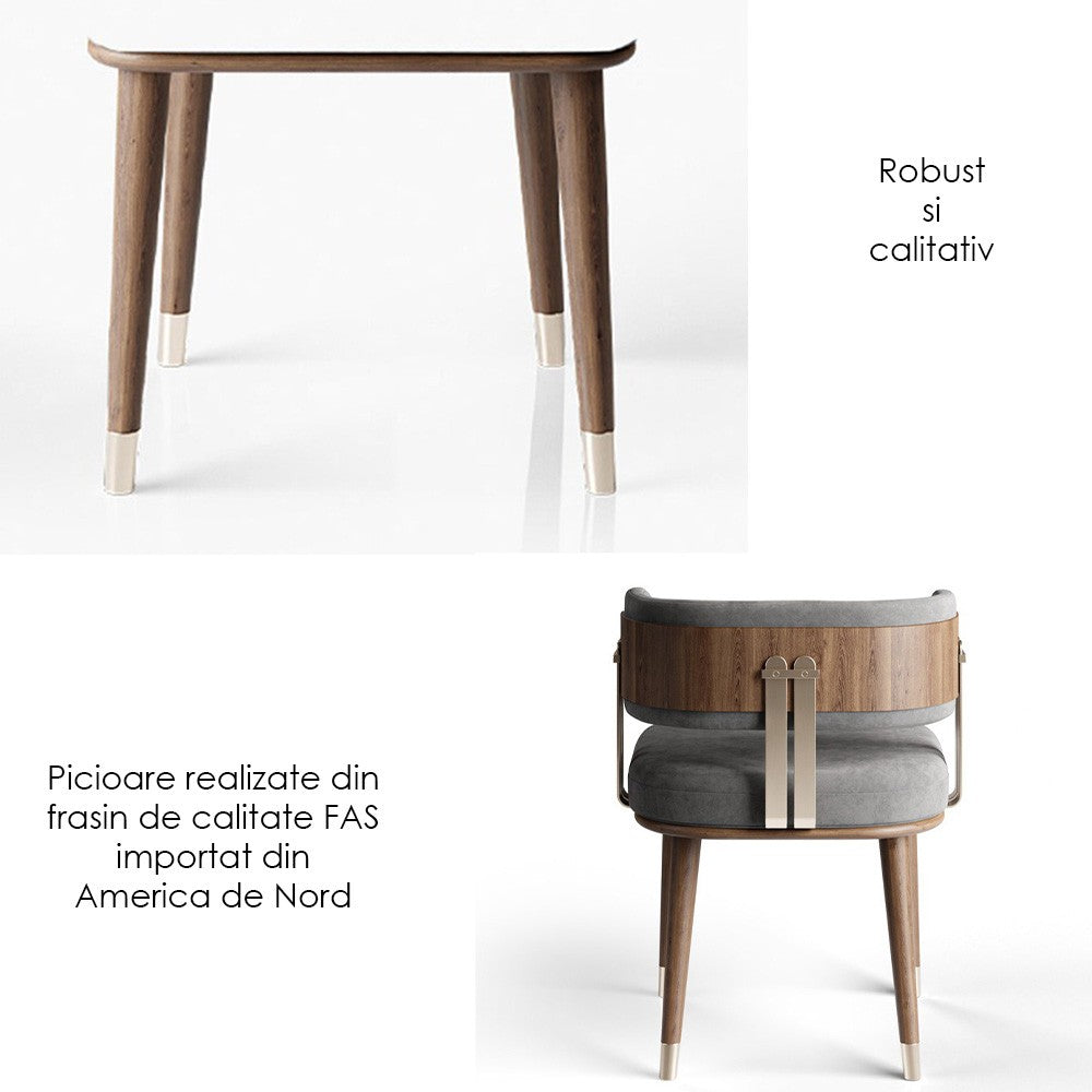Scaun premium din lemn de frasin Elite Comfort, Homedit - Image 12