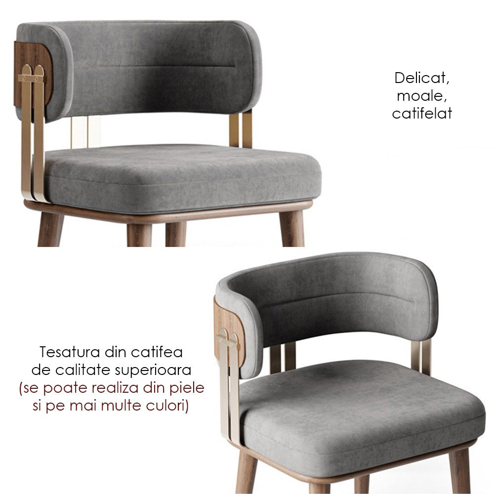 Scaun premium din lemn de frasin Elite Comfort, Homedit - Image 13