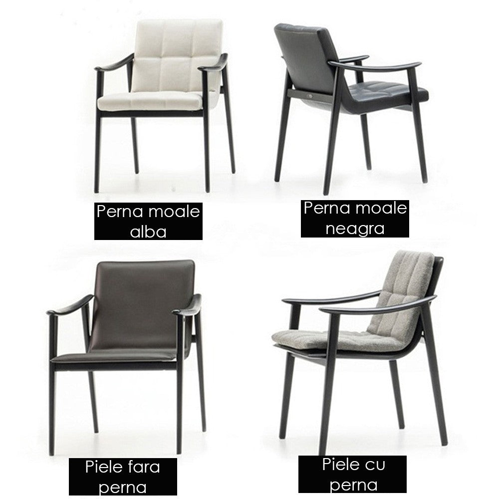 Scaun premium din lemn de frasin Luxuria, Homedit - Image 14