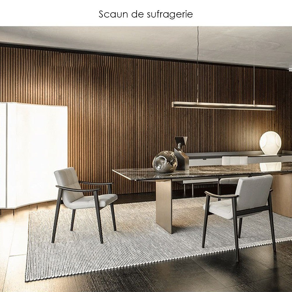 Scaun premium din lemn de frasin Luxuria, Homedit - Image 12