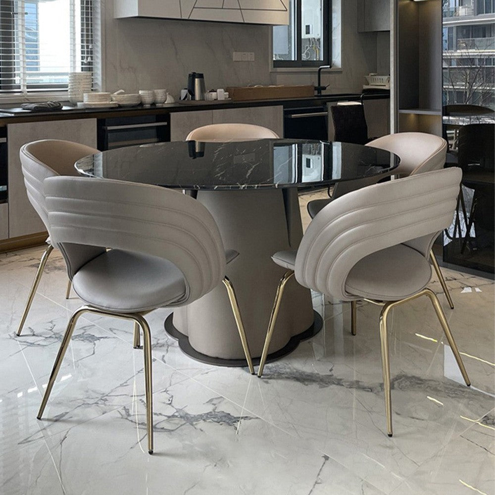 Scaun din otel galvanizat gri Serenity, Homedit - Image 2