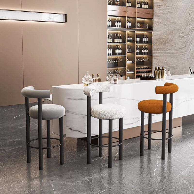 Scaun de insula, înălțime șezut 65 cm Barstool, Homedit - Image 6