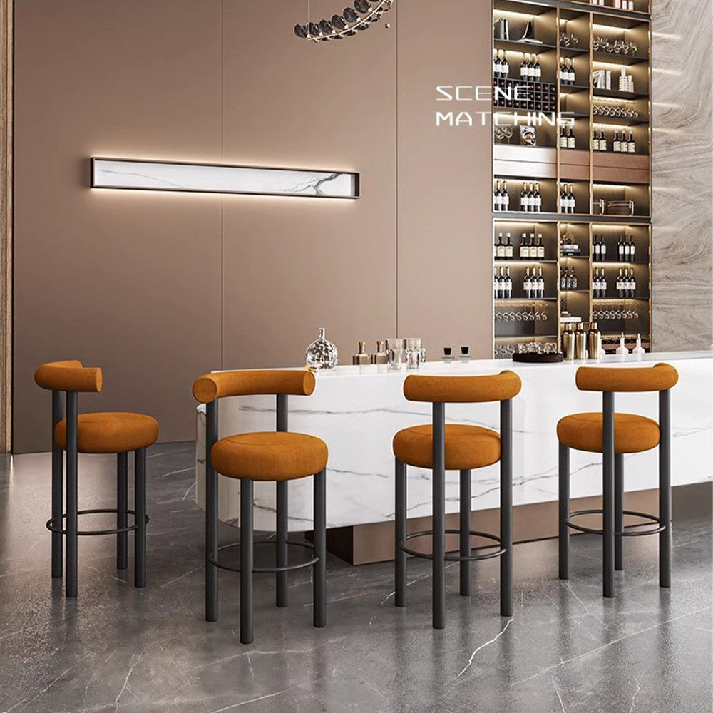 Scaun de insula, înălțime șezut 65 cm Barstool, Homedit - Image 7