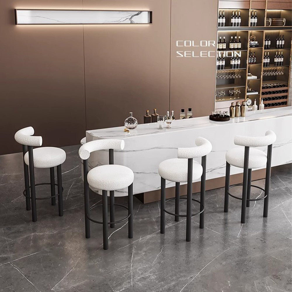 Scaun de insula, înălțime șezut 65 cm Barstool, Homedit - Image 8