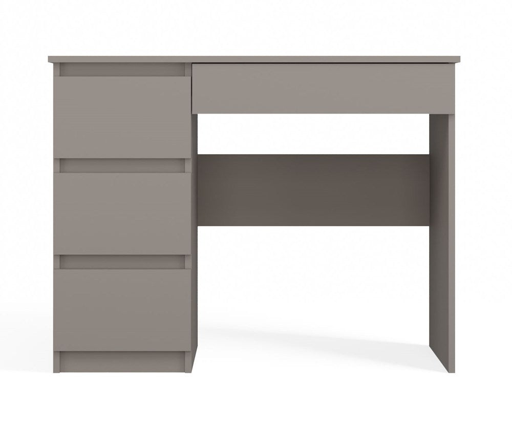Birou Mijas cu 4 Sertare, Configurație Stânga, 98 x 76 x 51 cm, Glina, Homedit