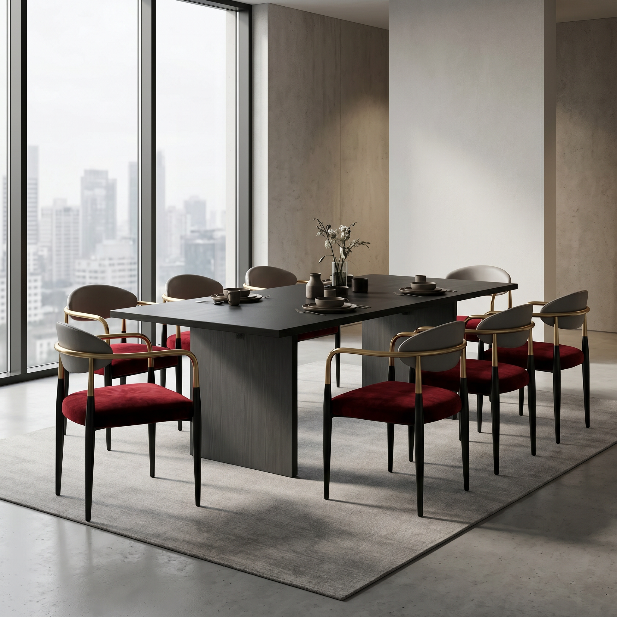 Scaun Otel Arno, 54 cm x 53 cm x 78 cm, Homedit