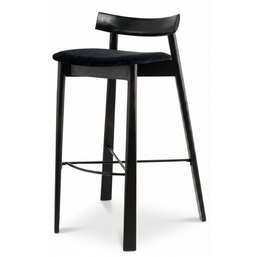 scaun de bar din lemn de frasin trevo, homedit