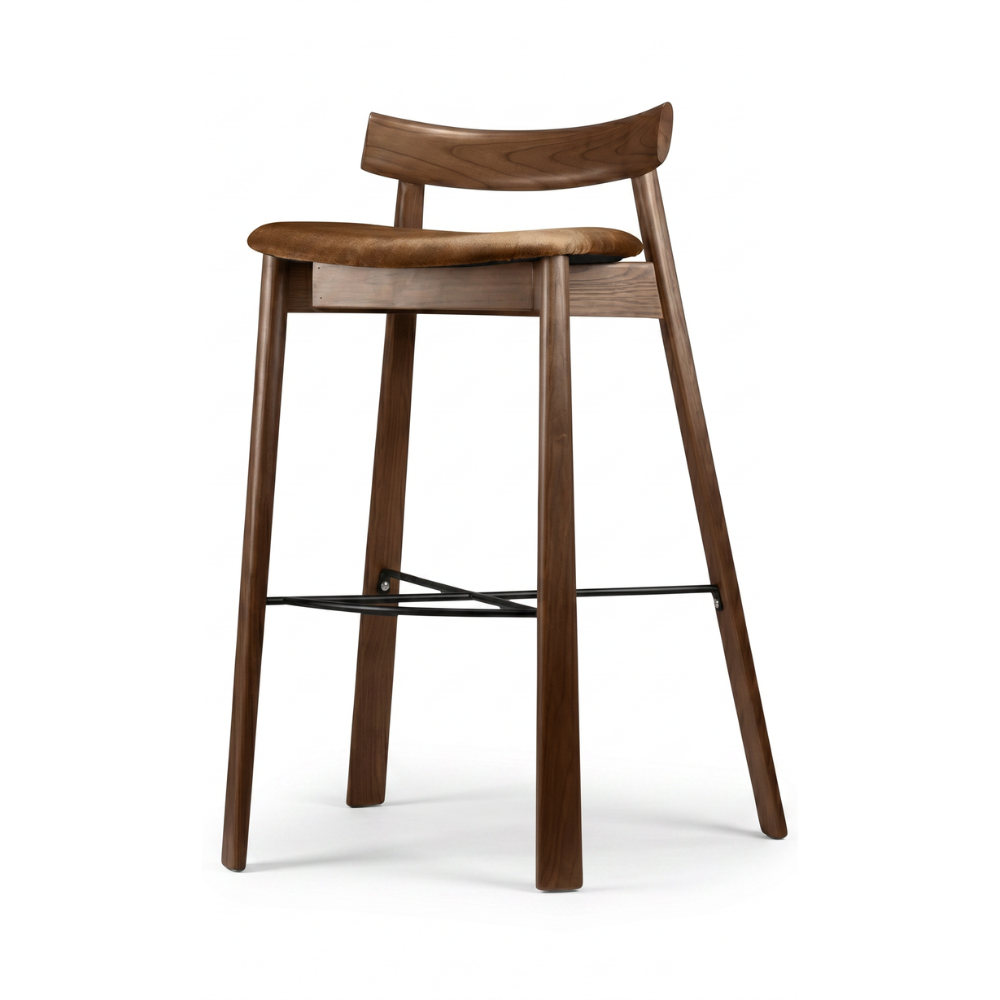 scaun de bar din lemn de frasin trevo, homedit
