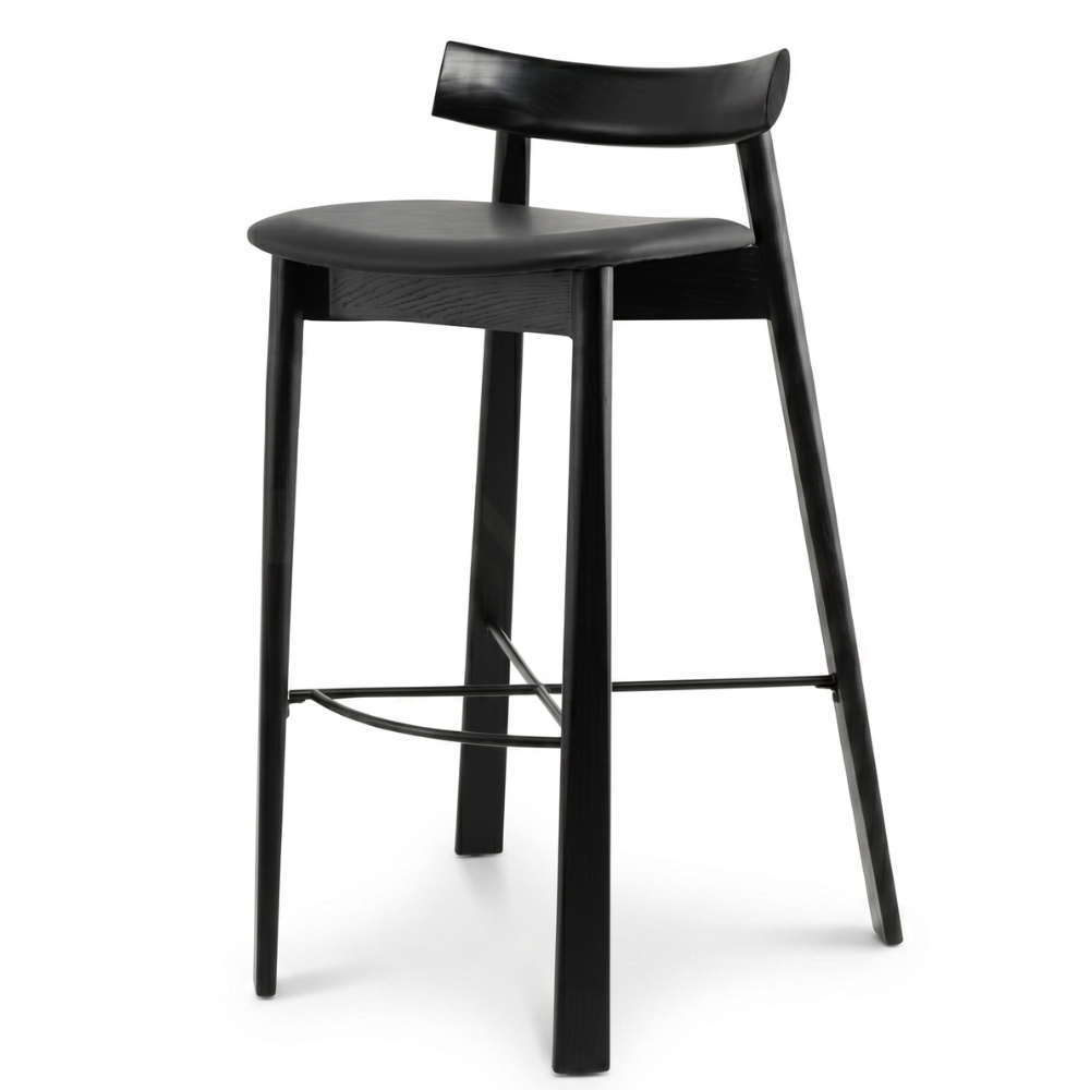 scaun de bar din lemn de frasin trevo, homedit