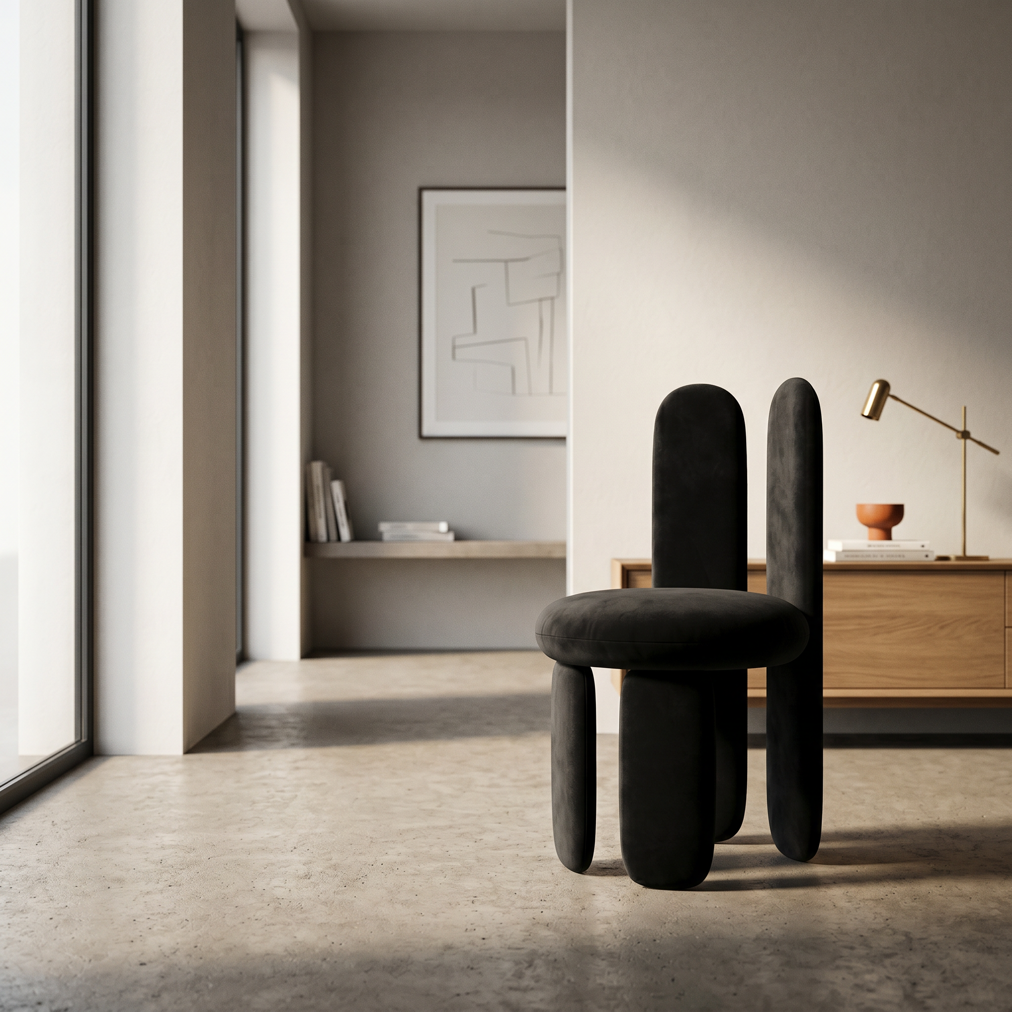 Scaun Premium Glazy Chair, 45 x 44 x 80 cm, Homedit