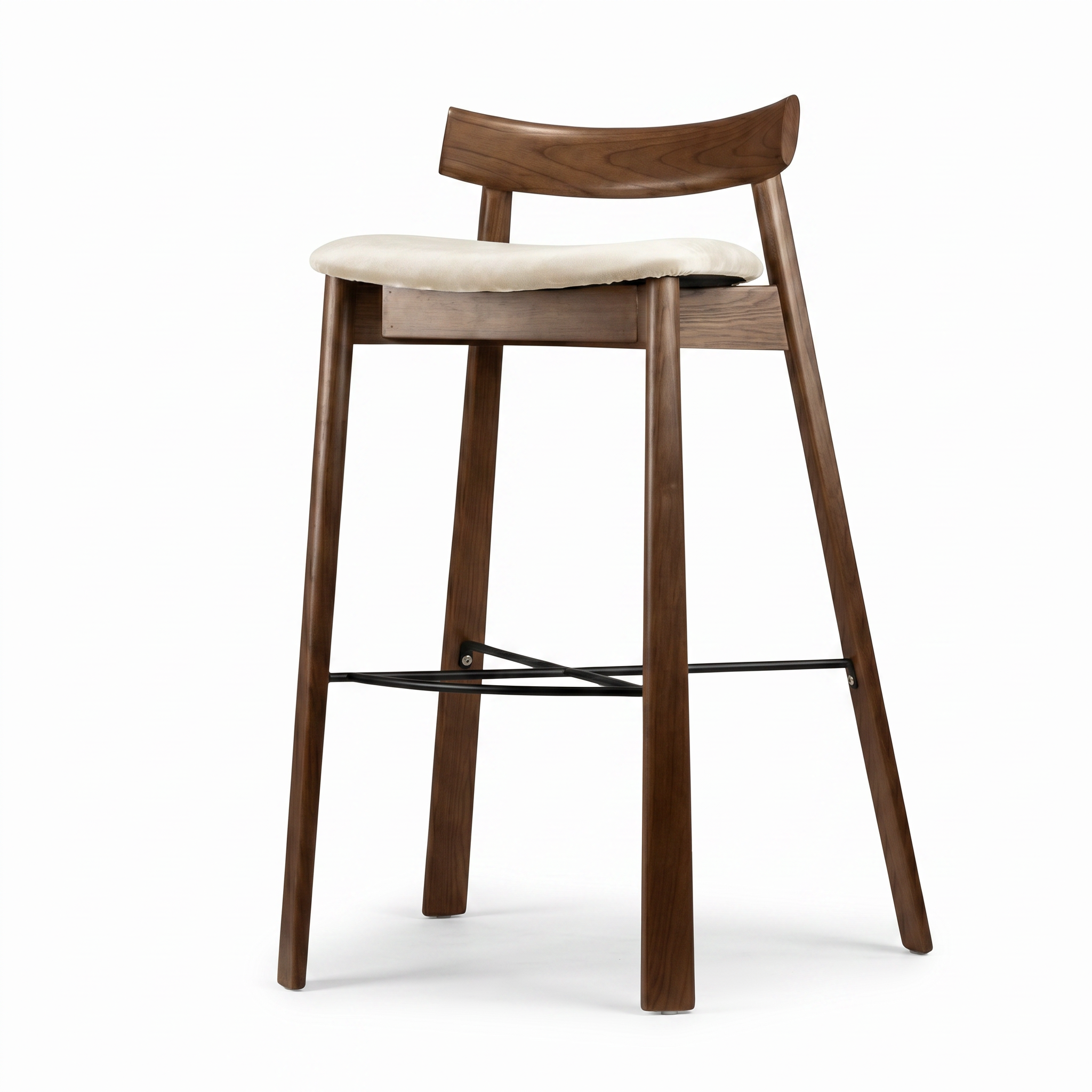 scaun de bar din lemn de frasin trevo, homedit