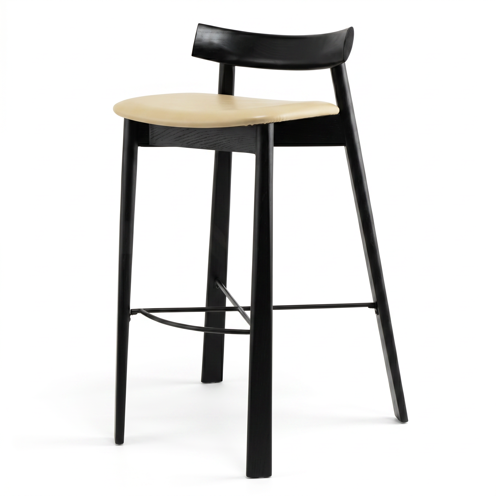 scaun de bar din lemn de frasin trevo, homedit