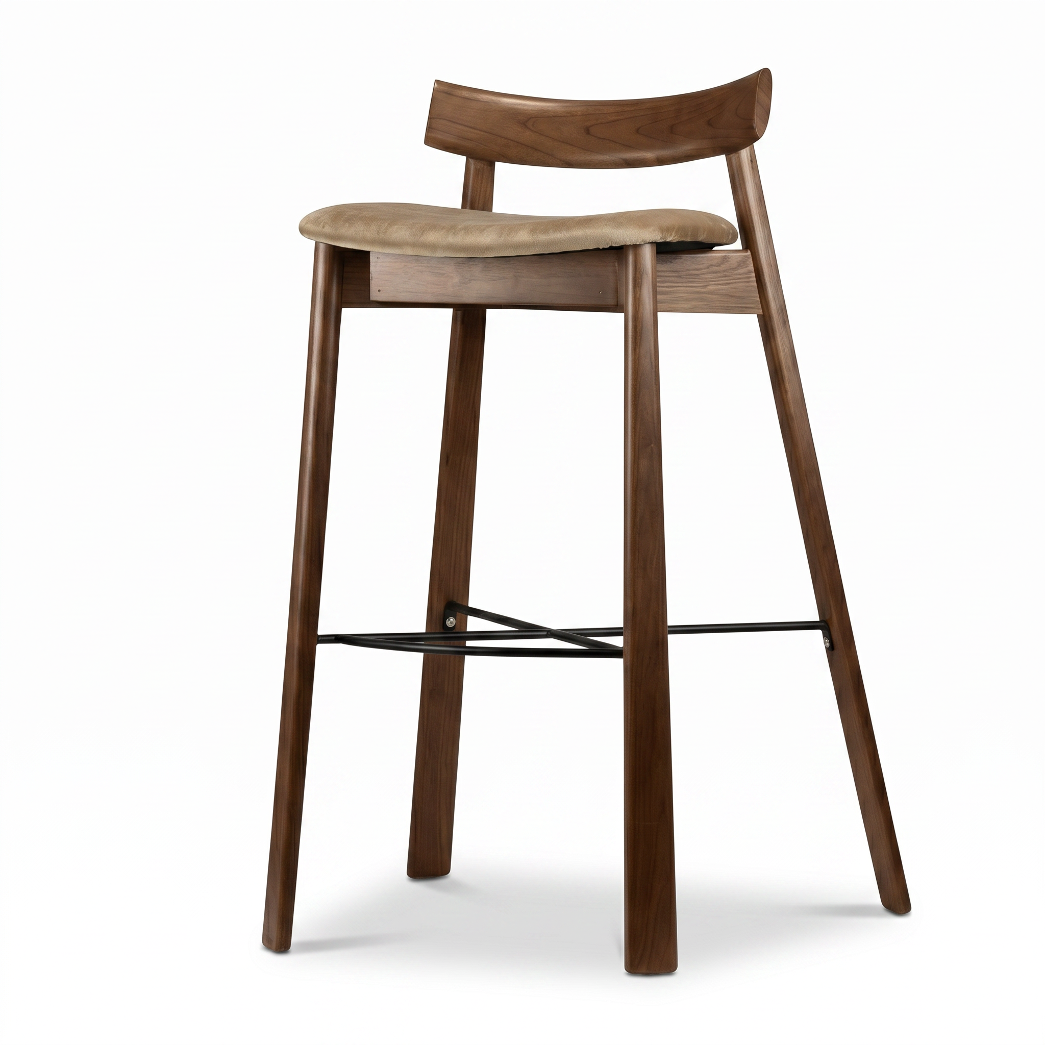 scaun de bar din lemn de frasin trevo, homedit