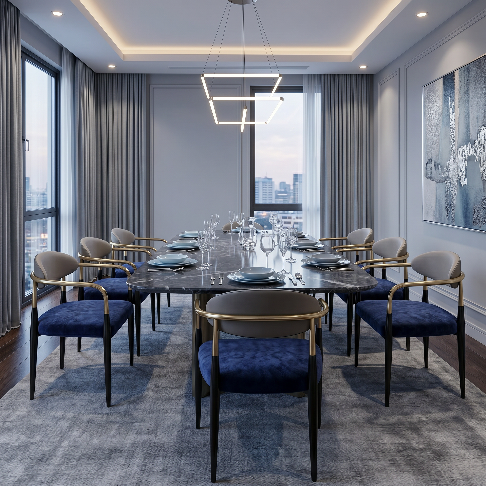 Scaun Otel Arno, 54 cm x 53 cm x 78 cm, Homedit