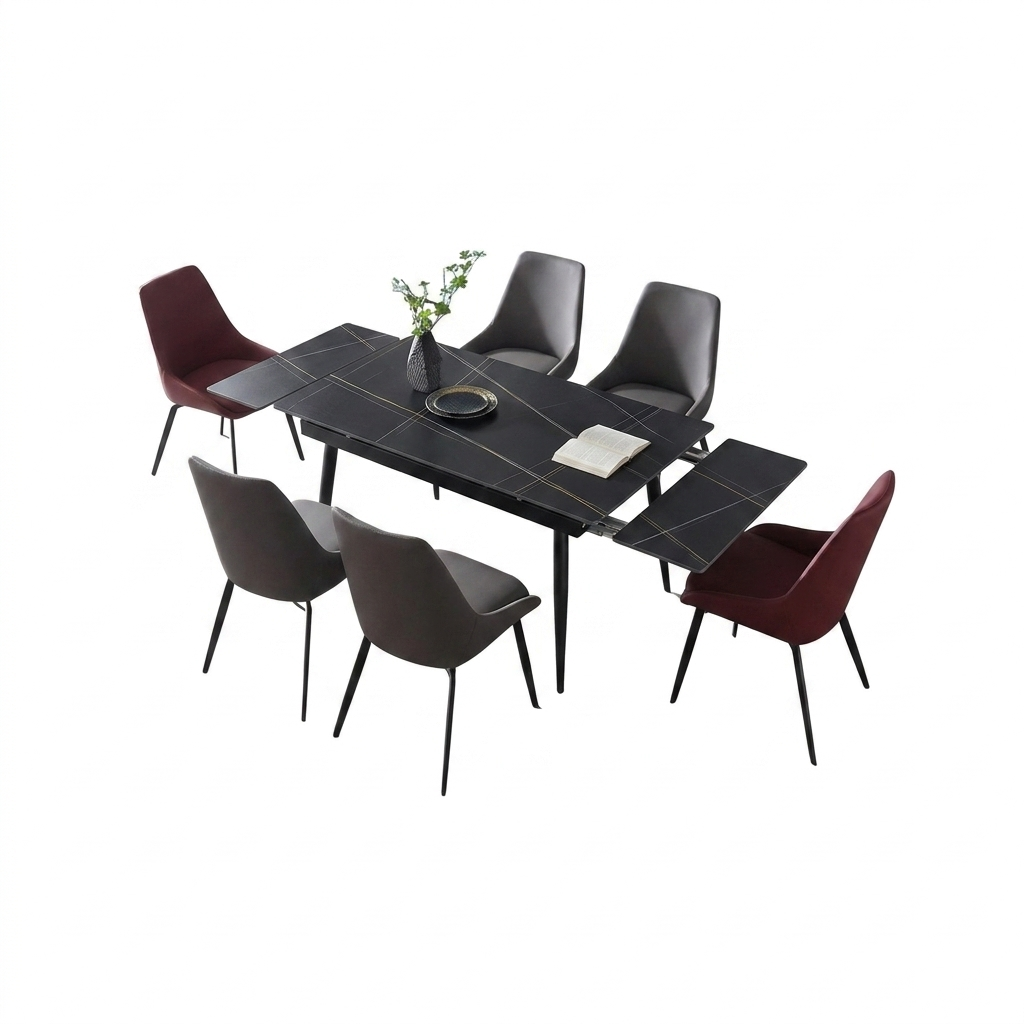 Masa Dining Extensibila 120 - 180 cm Ageless Stone, Premium, Homedit
