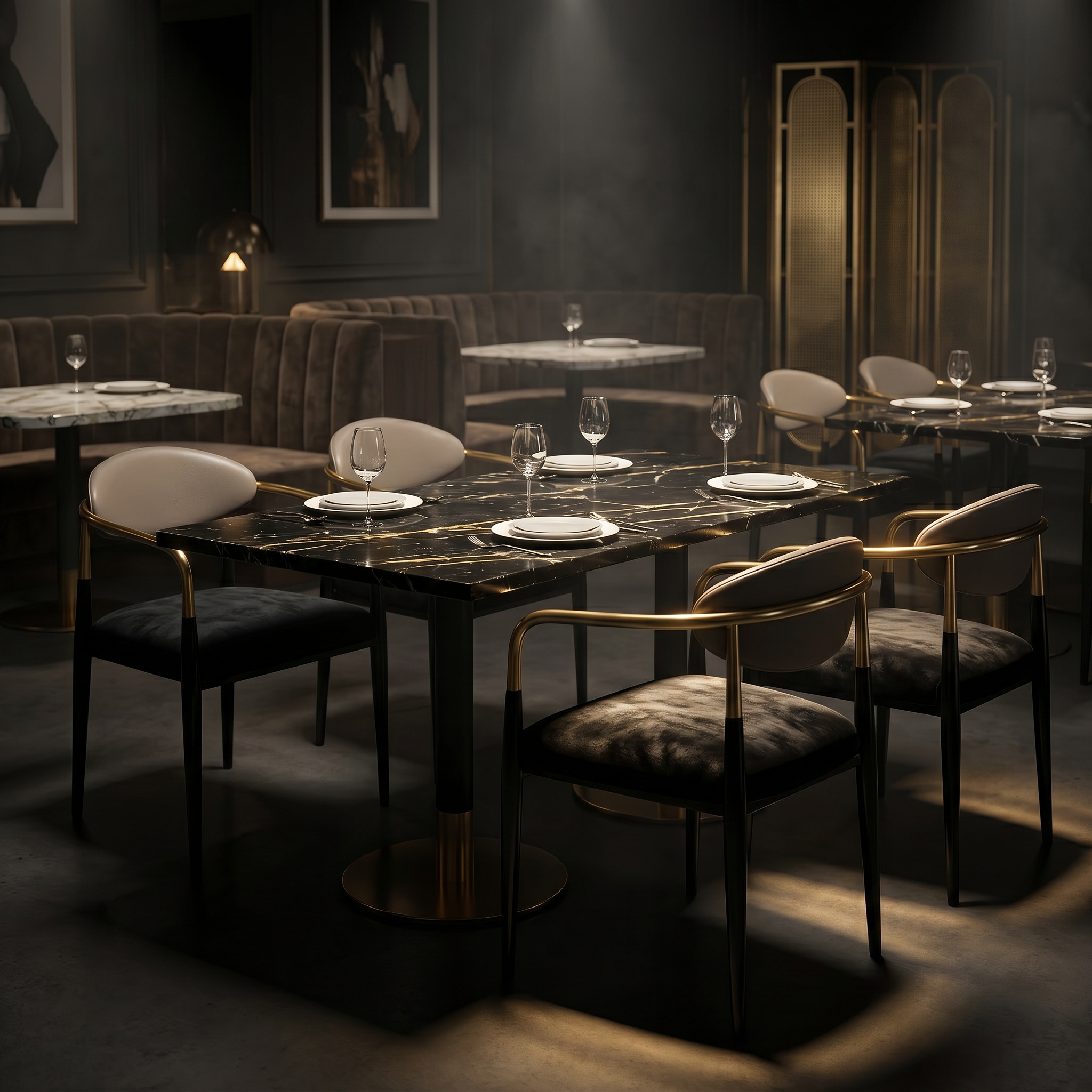 Scaun Otel Arno, 54 cm x 53 cm x 78 cm, Homedit