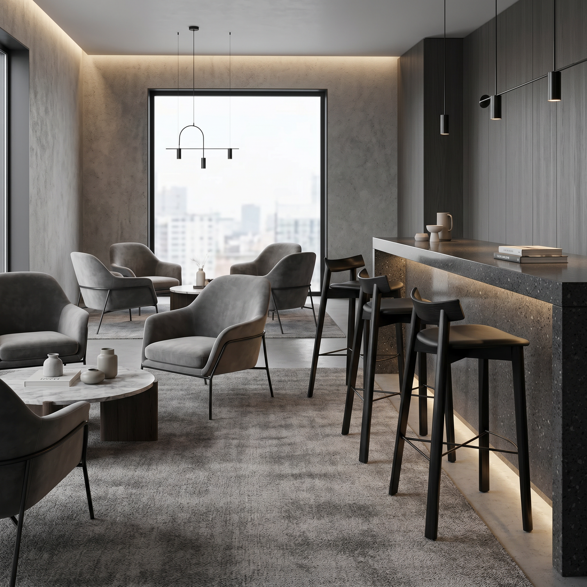 scaun de bar din lemn de frasin trevo, homedit