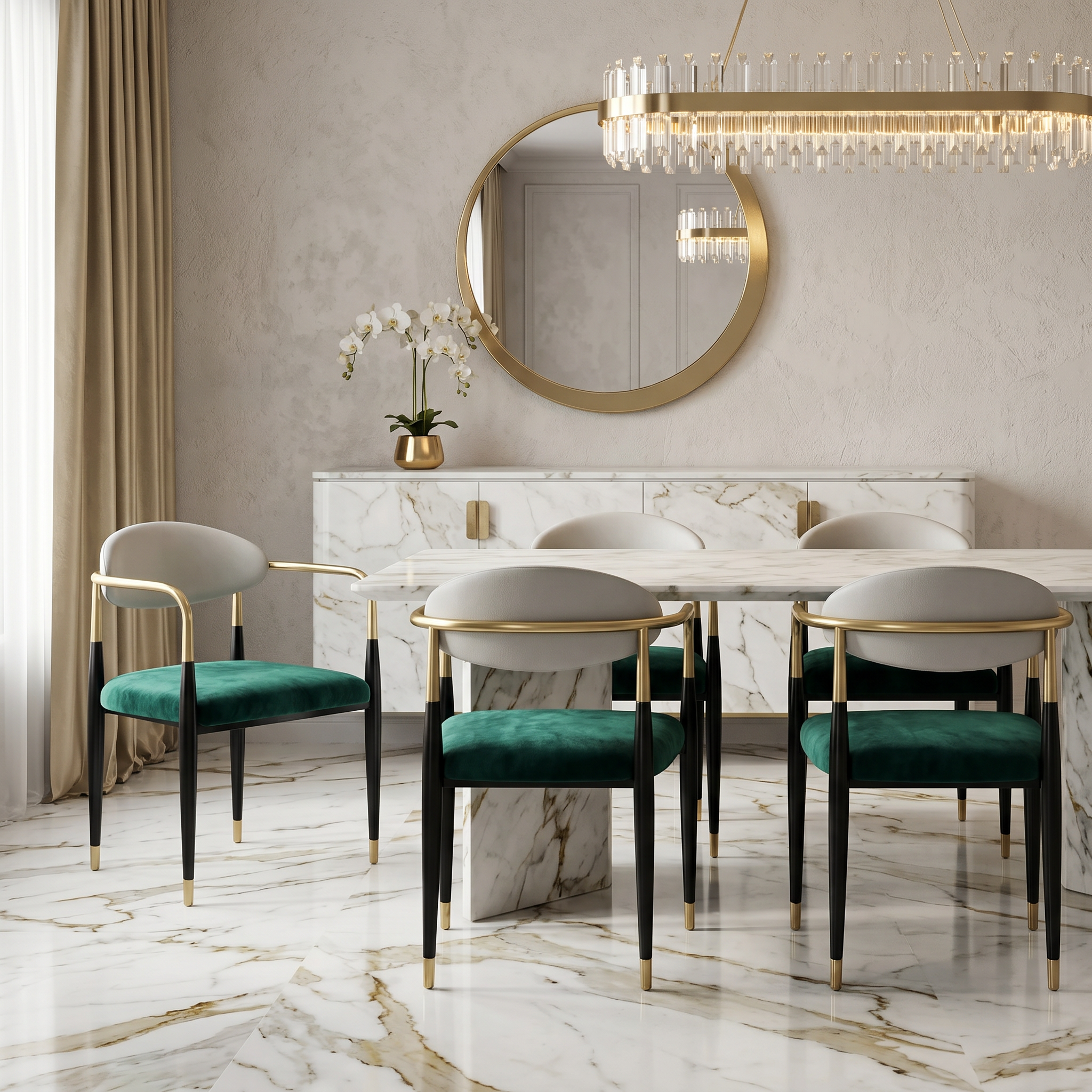 Scaun Otel Arno, 54 cm x 53 cm x 78 cm, Homedit