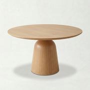 Masa Dining Lemn Masiv Africa Light, 120 x 75 cm, Homedit
