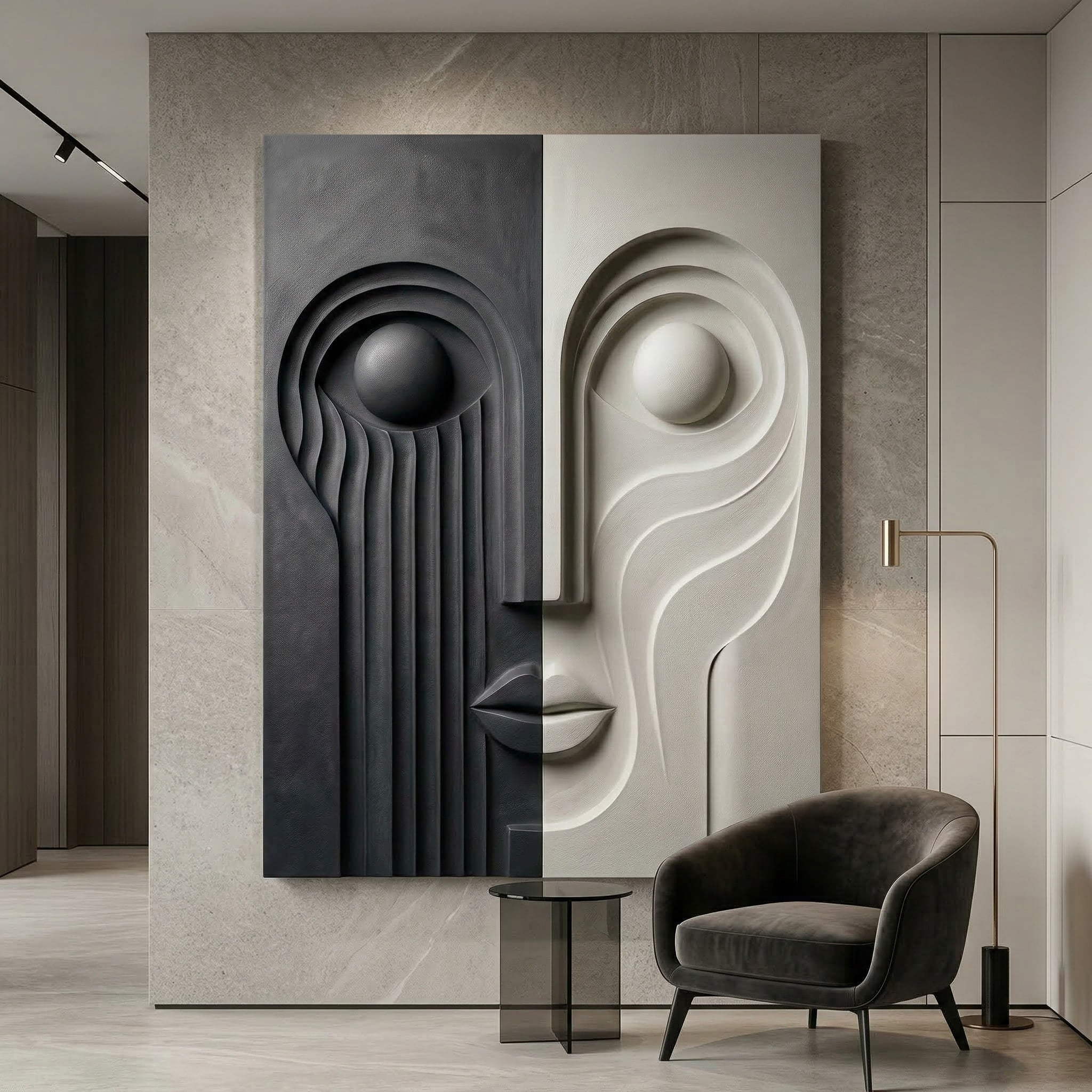Tablou 3D, 120 x 120 cm Nyxveil, Homedit