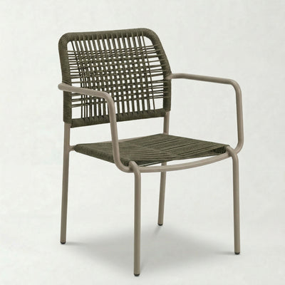 Scaun Confortabil Pentru Terasa Rene Gri, Homedit