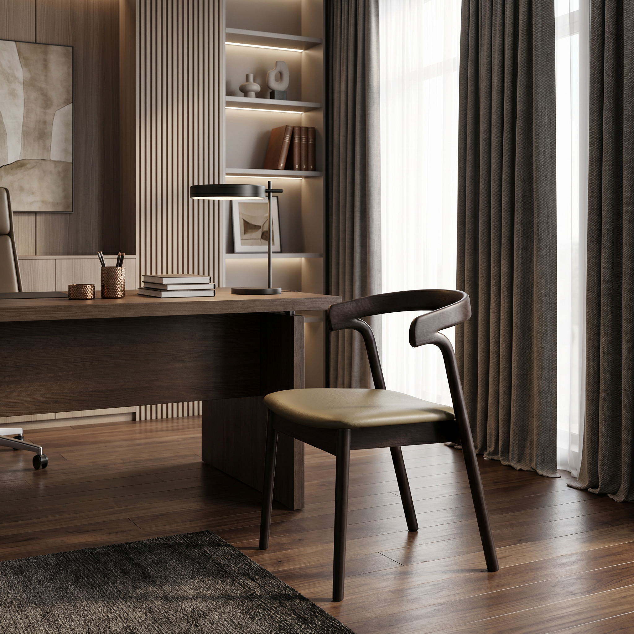 Scaun lemn masiv premium Seen, Homedit