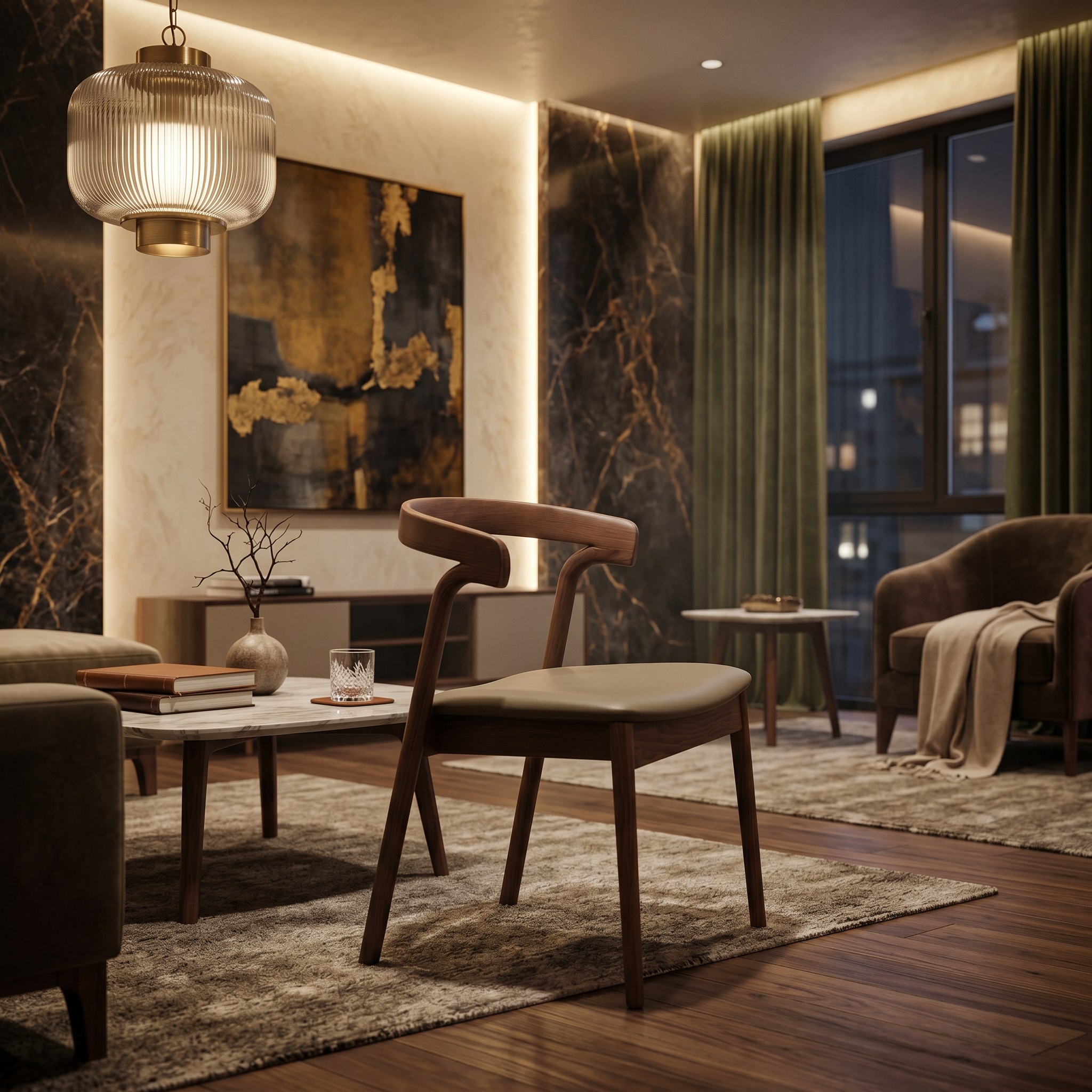 Scaun lemn masiv premium Seen, Homedit