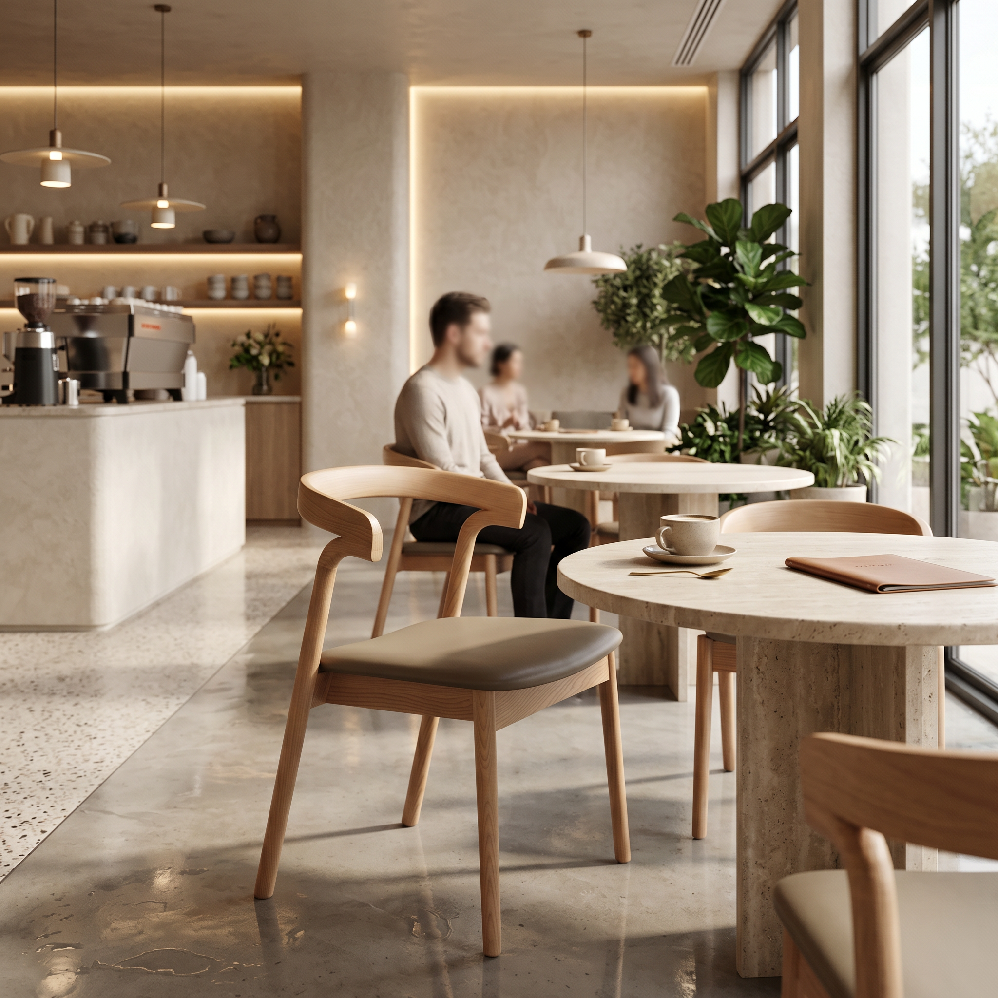 Scaun lemn masiv premium Seen, Homedit